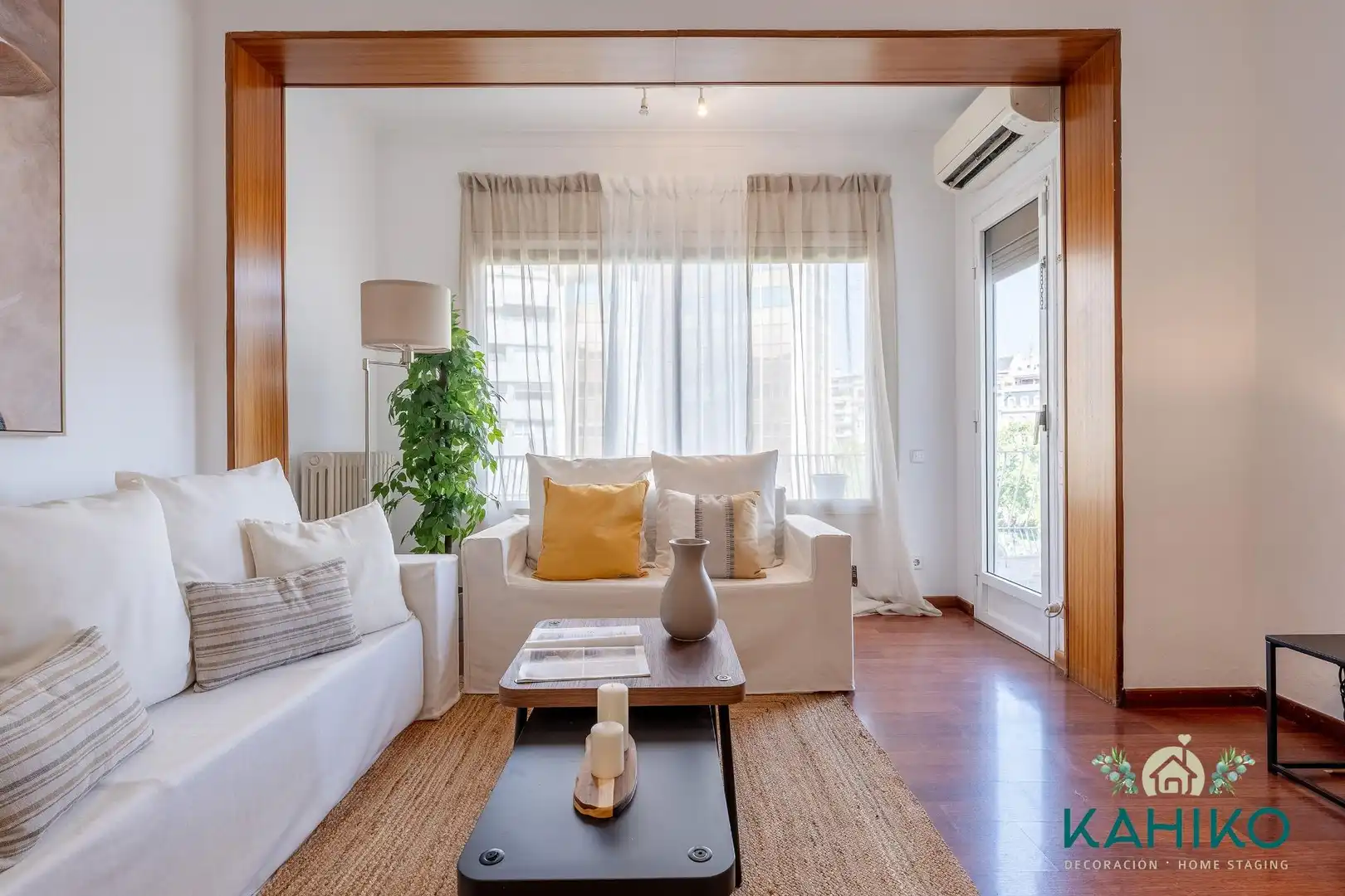 Living room of Flat for sale in Barcelona  with Air Conditioner, Heating and Terrace