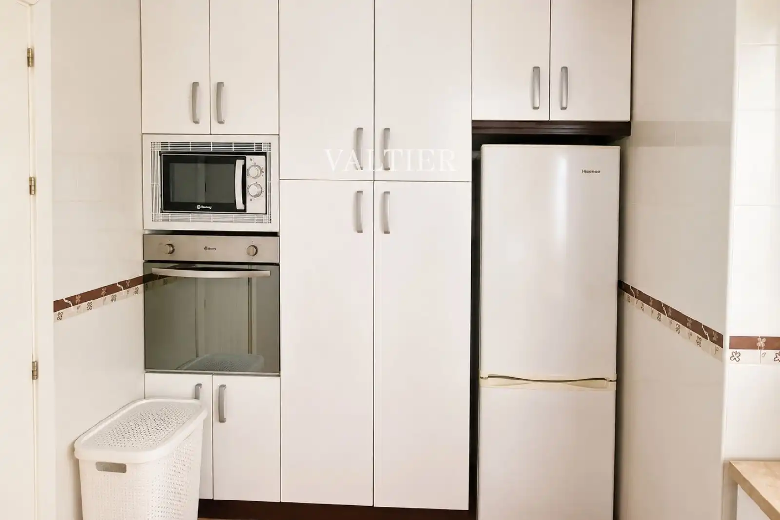 Cocina de Ático de alquiler en Madrid con Aire acondicionado y Amueblado