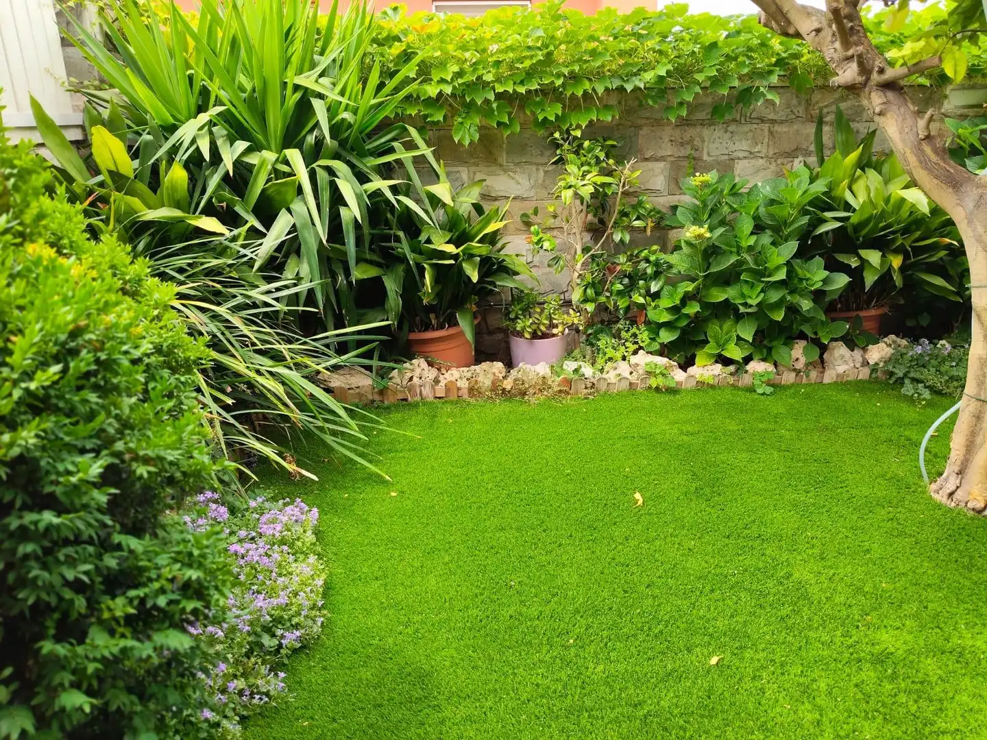 Garden of Detached homes for sale in Polinyà  with Air Conditioner, Private garden and Parquet flooring