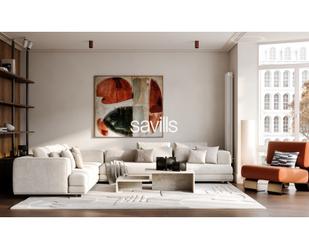 Living room of Apartment for sale in  Barcelona Capital  with Air Conditioner and Terrace