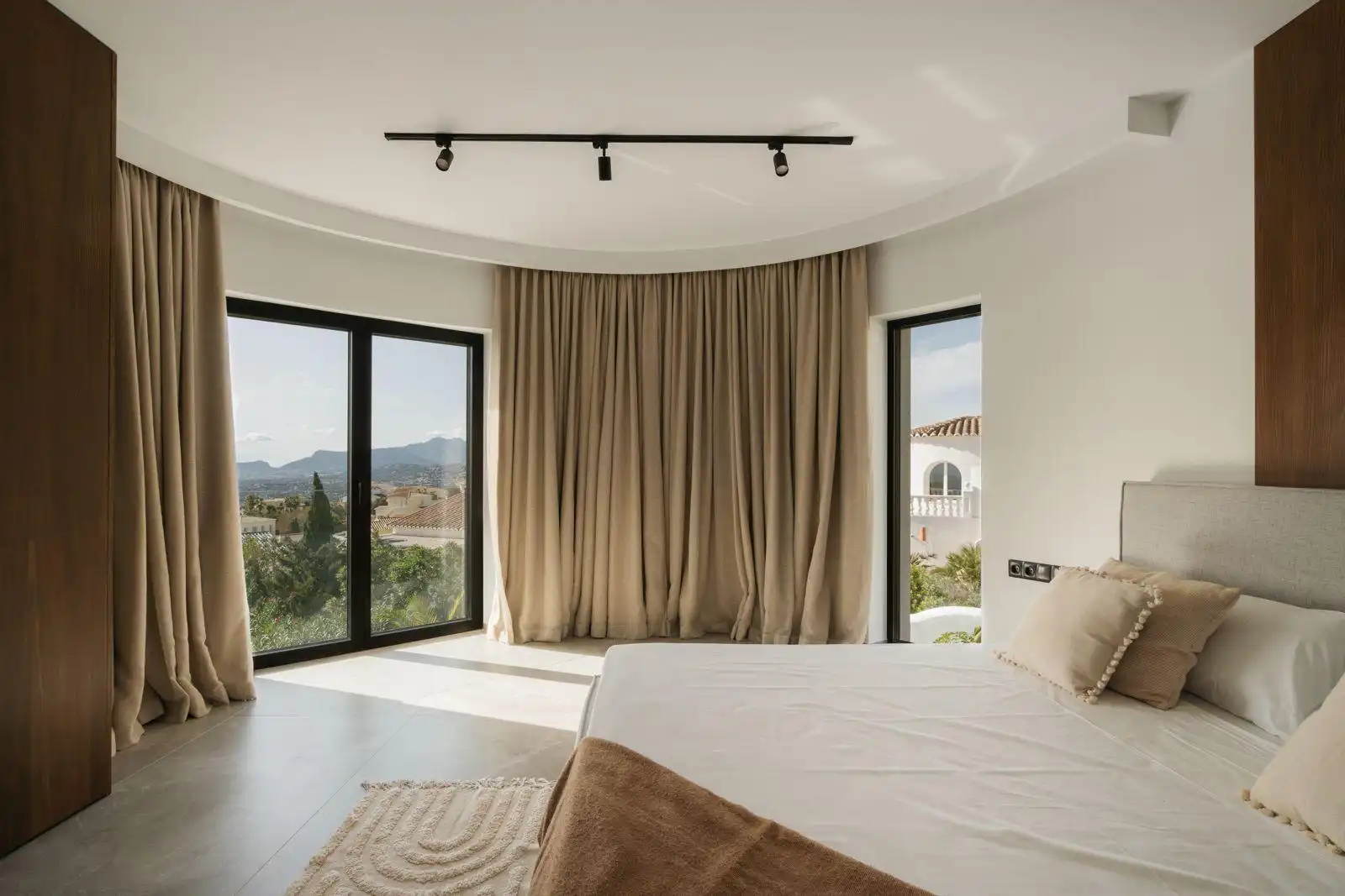 Dormitori de Casa o xalet en venda en Benitachell / El Poble Nou de Benitatxell amb Aire condicionat, Jardí privat i Traster