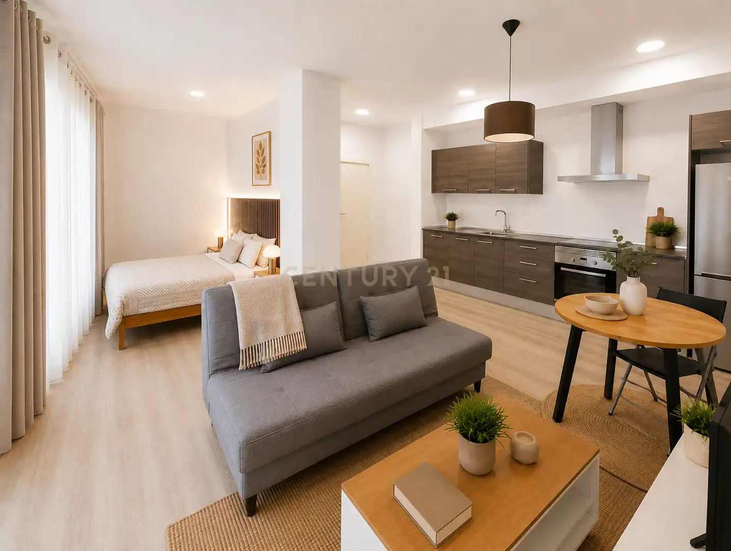 Sala de estar de Apartamento en venta en Valencia con Aire acondicionado, Lavadora y Microondas