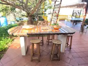 Terrace of Houses for rent in Gáldar  with Private garden, Terrace and Furnished