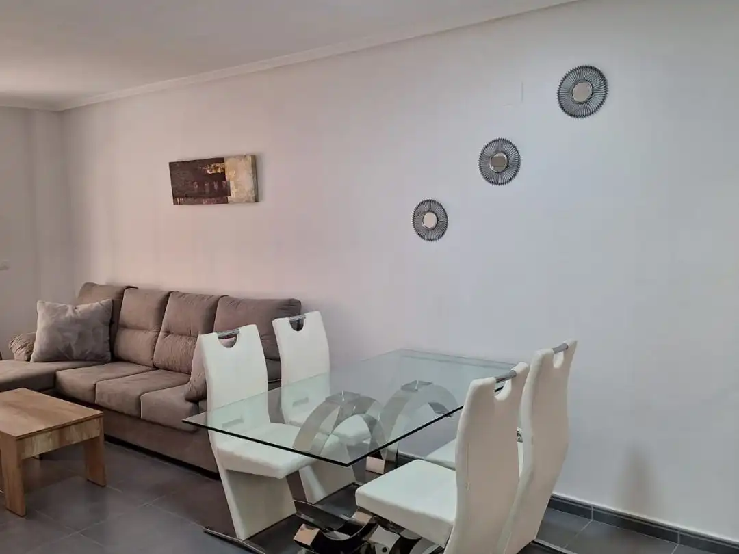 Dining room of Flat for rent in Almoradí  with Air Conditioner, Heating and Terrace
