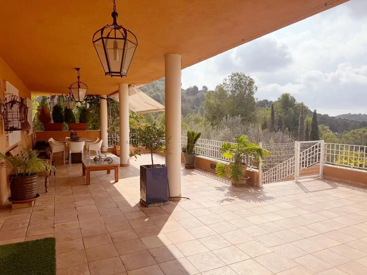 Terrassa de Casa o xalet en venda en Borriol amb Aire condicionat, Jardí privat i Terrassa