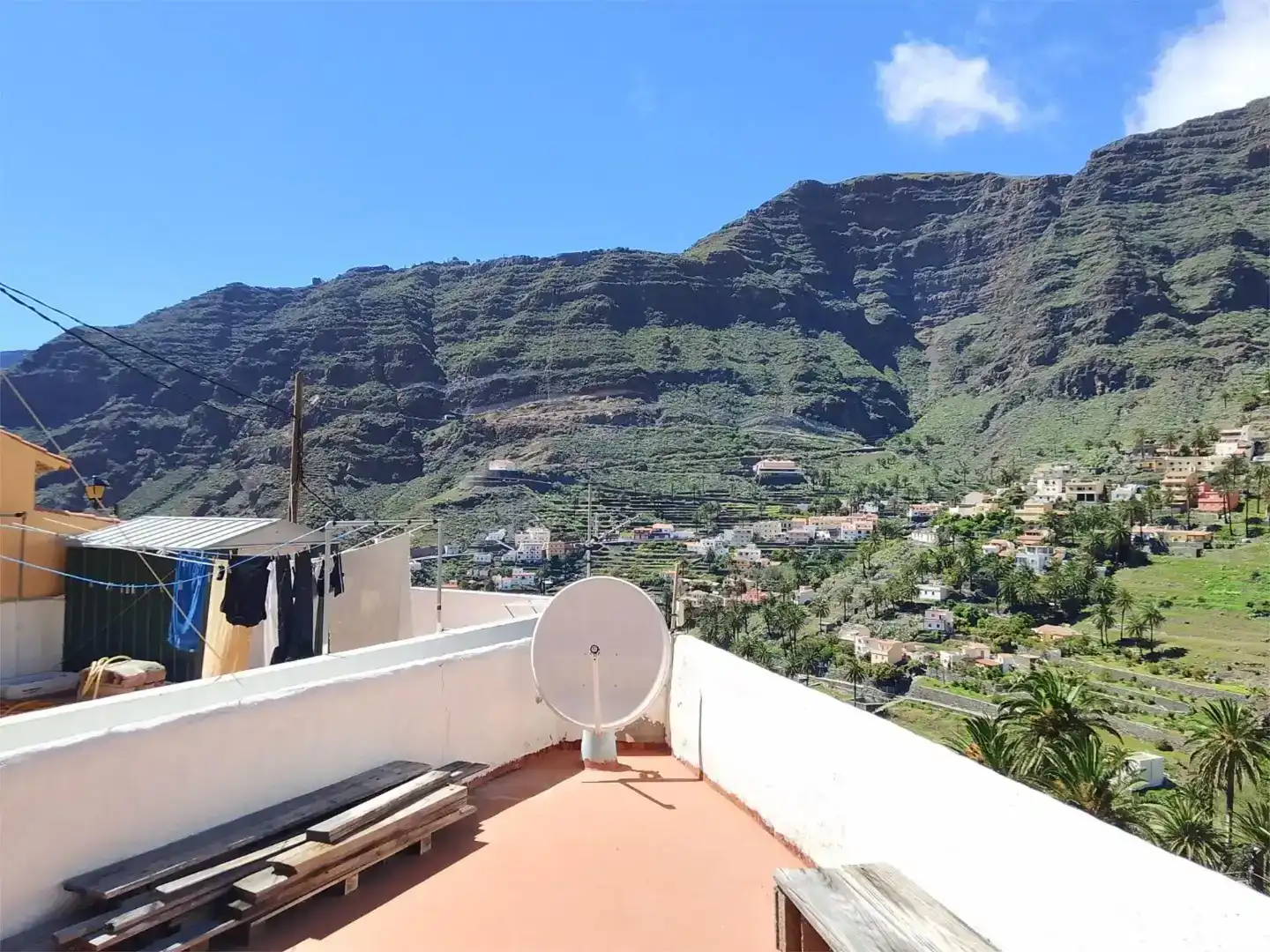 Vista exterior de Pis en venda en Valle Gran Rey amb Jardí privat, Moblat i Balcó