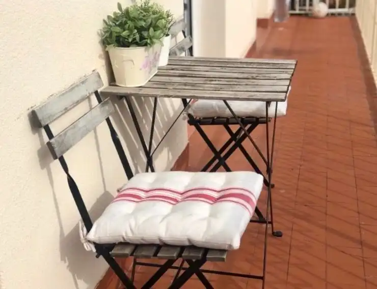 Terrasse von Dachboden zur Miete in Alicante / Alacant mit Klimaanlage, Heizung und Möbliert