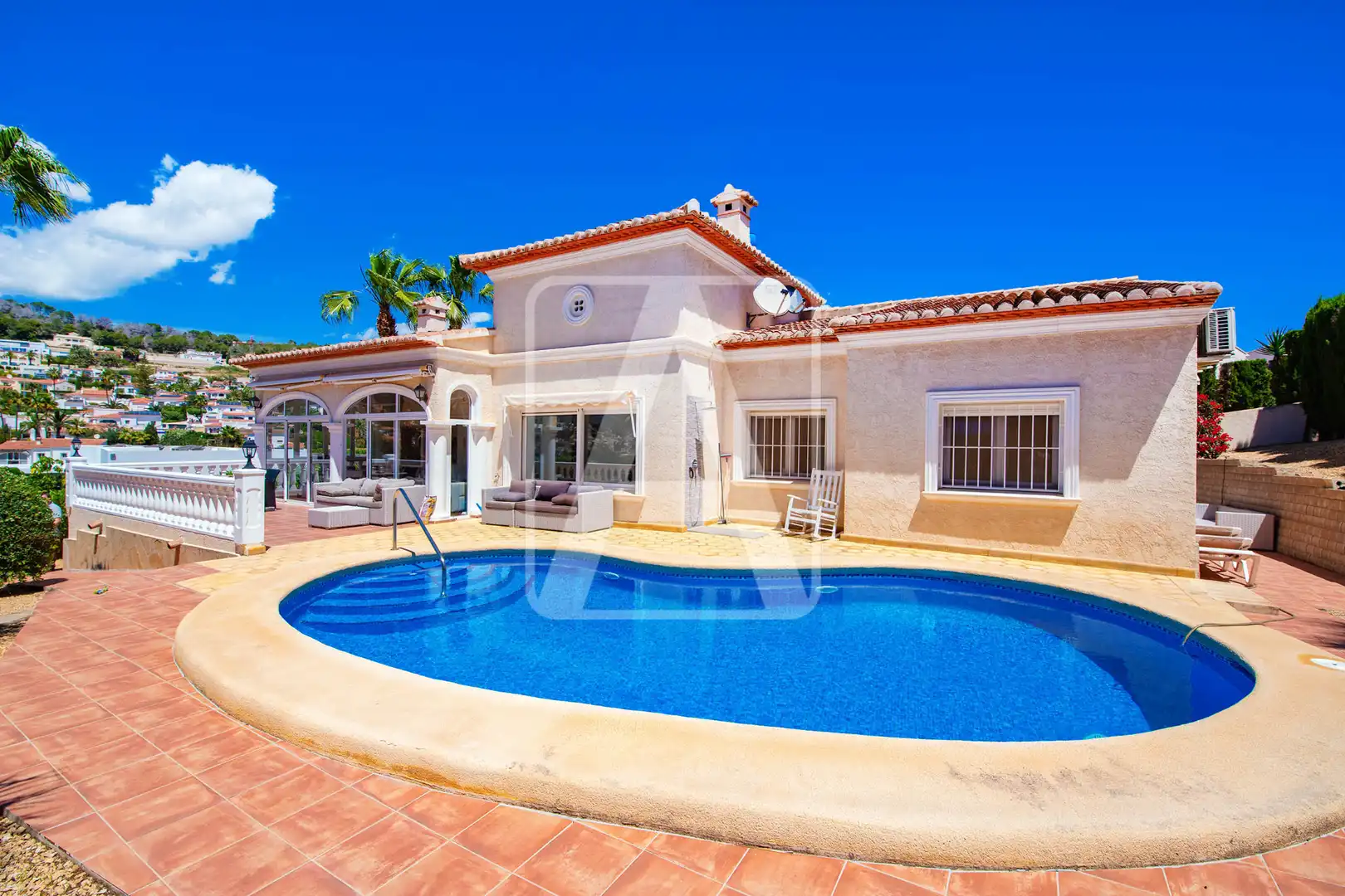 Vista exterior de Casa o chalet en venta en Calpe / Calp con Aire acondicionado, Calefacción y Jardín privado
