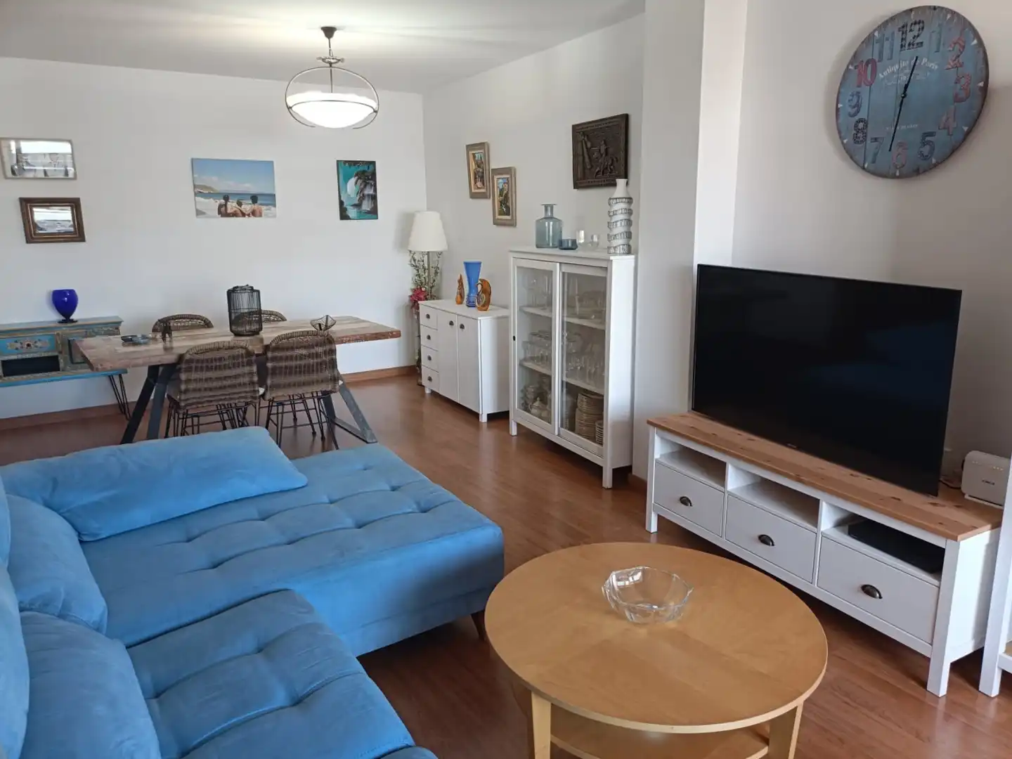 Sala de estar de Piso de alquiler en Murcia con Aire acondicionado, Calefacción y Amueblado