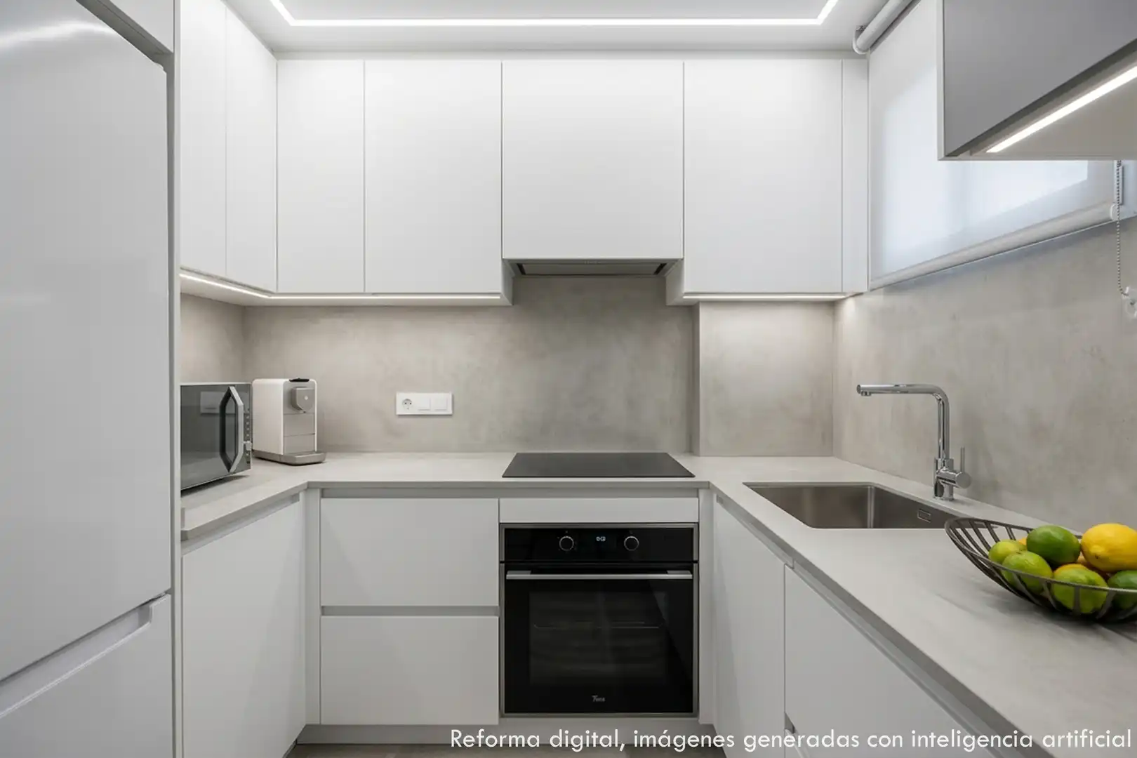 Kitchen of Apartments for sale in Benidorm  with Swimming Pool, Furnished and Community pool