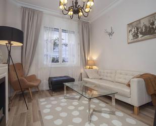 Living room of Flat to rent in  Barcelona Capital  with Air Conditioner and Furnished