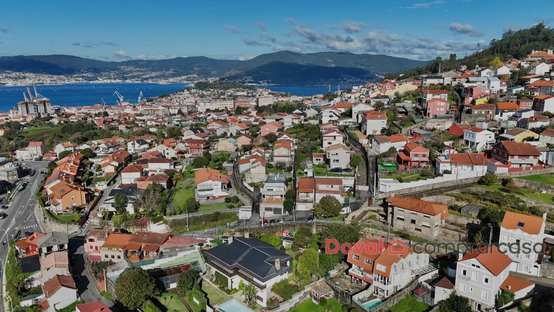 Exterior view of Houses for sale in Vigo   with Heating, Private garden and Parquet flooring