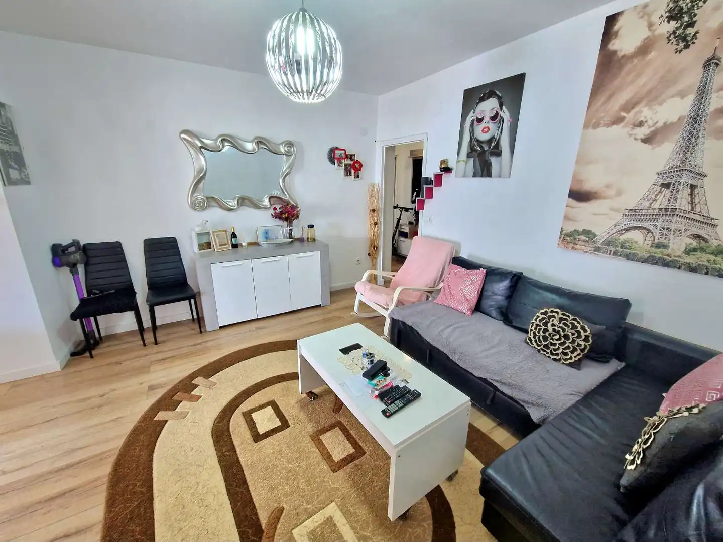 Wohnzimmer von Wohnungen zum Verkauf in Sant Antoni de Portmany mit Klimaanlage, Heizung und Terrasse