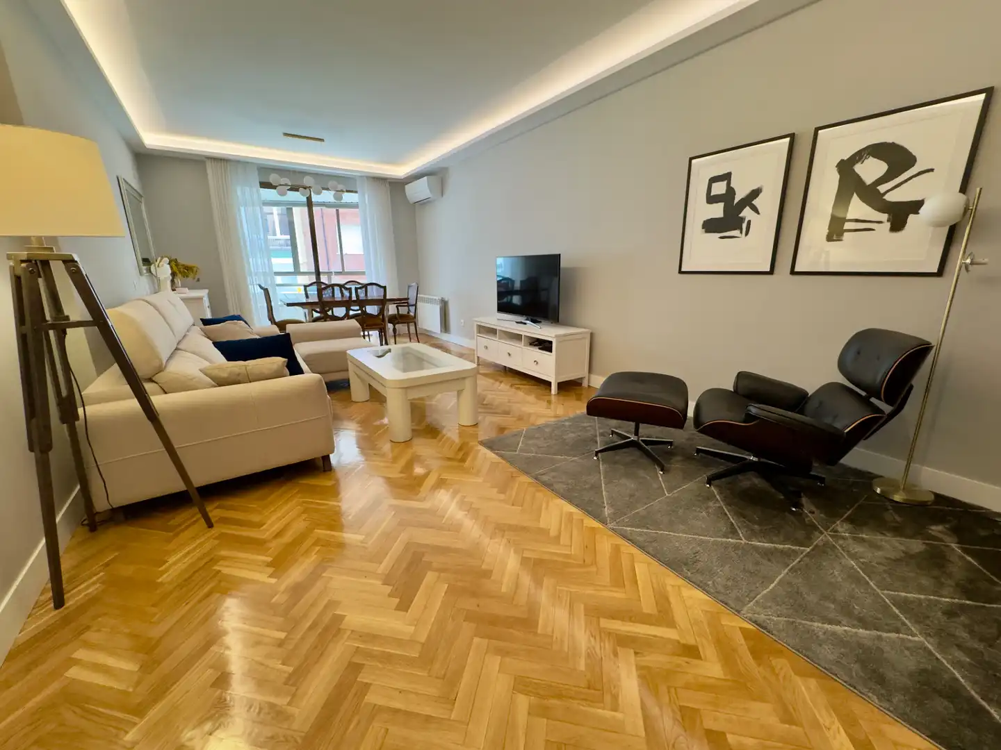 Sala de estar de Piso en venta en Madrid con Aire acondicionado, Calefacción y Parquet