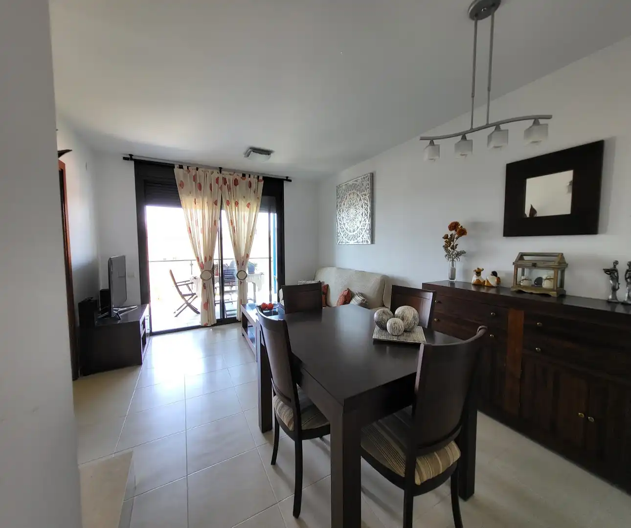 Sala de estar de Ático de alquiler en Cubelles con Aire acondicionado, Calefacción y Terraza