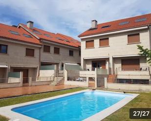 Swimming pool of Single-family semi-detached for sale in Sanxenxo  with Heating, Private garden and Terrace