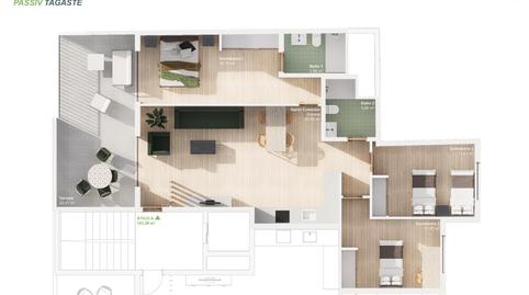 Photo 3 from new construction home in Flat for sale in Calle Obispo Tagaste, 48, Industria, Albacete