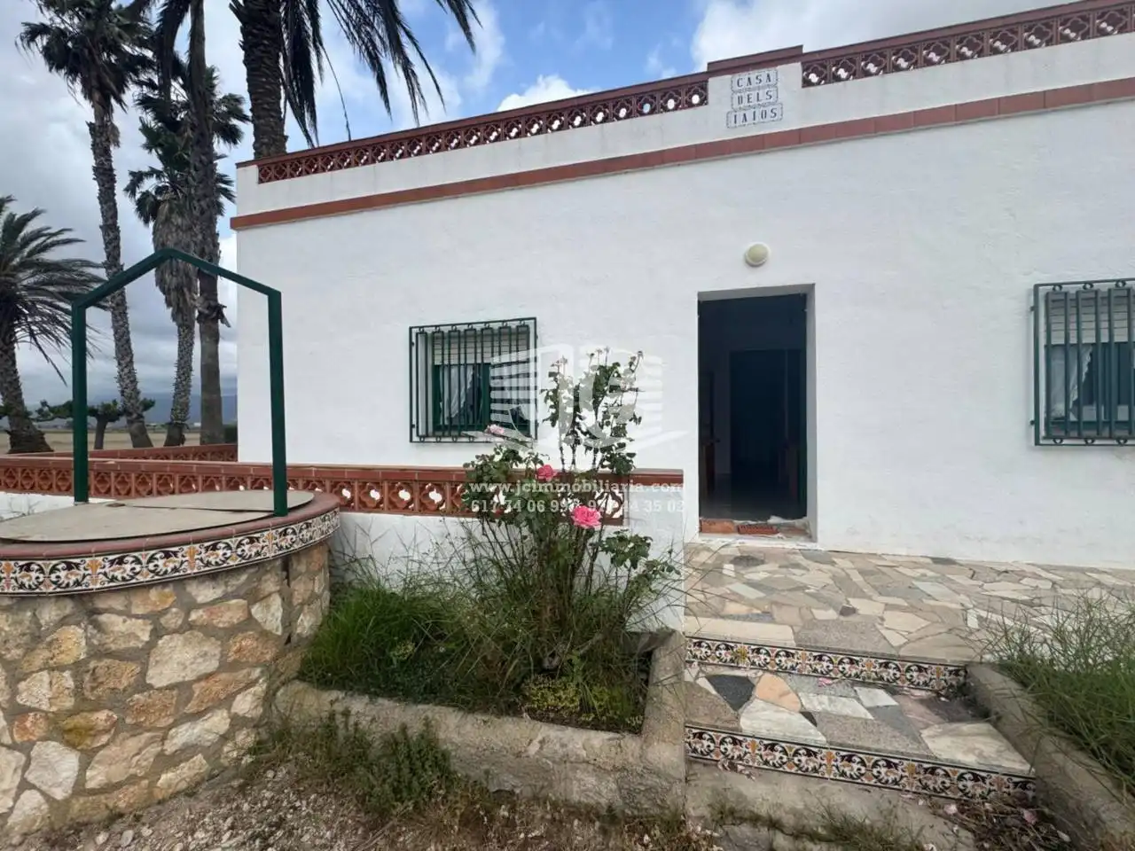 Vista exterior de Casa o chalet en venta en Amposta con Jardín privado, Terraza y Amueblado
