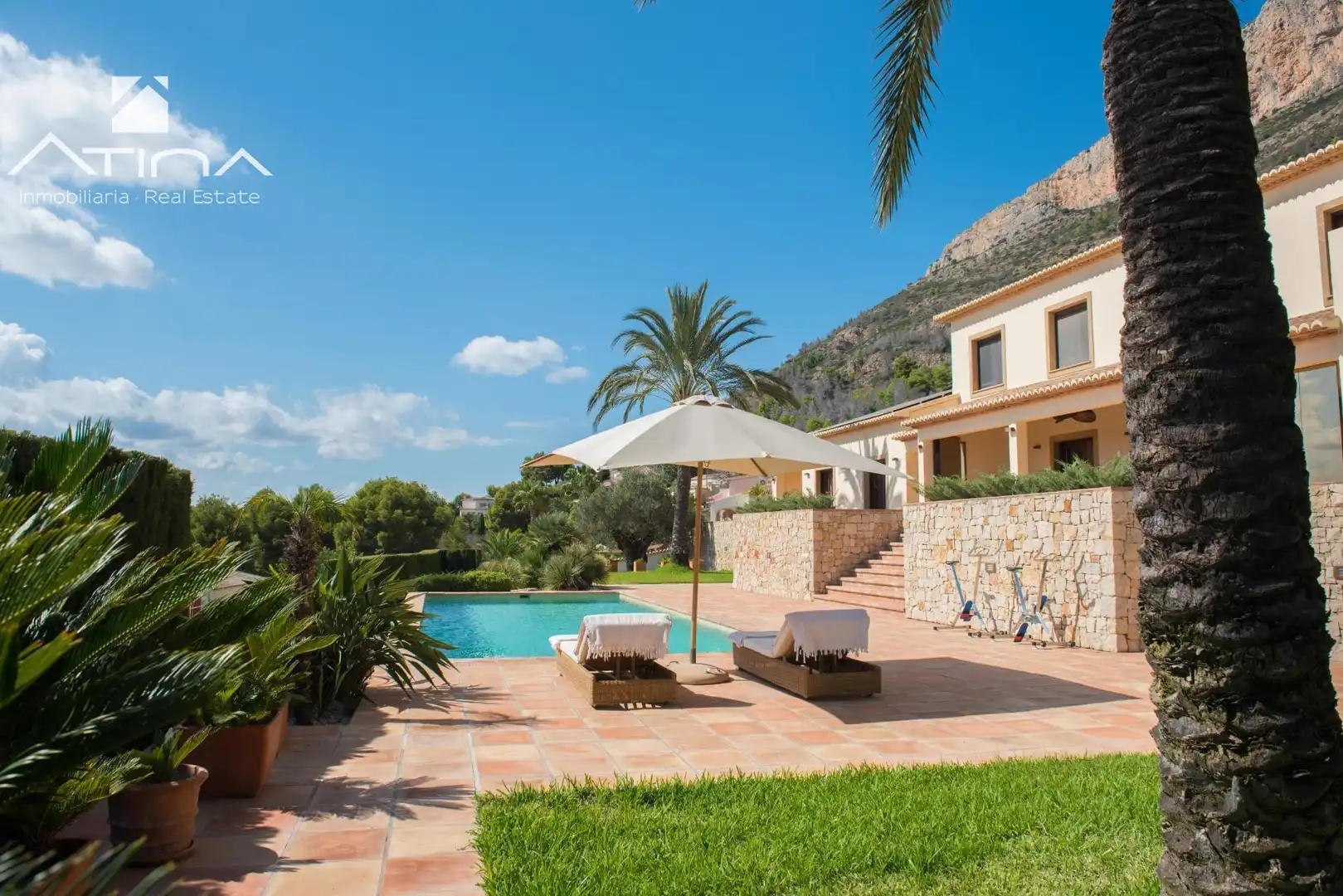 Jardín de Casa o chalet en venta en Jávea / Xàbia con Aire acondicionado, Jardín privado y Terraza