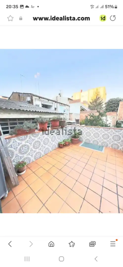 Terrassa de Casa adosada en venda en Cornellà de Llobregat amb Aire condicionat, Calefacció i Terrassa