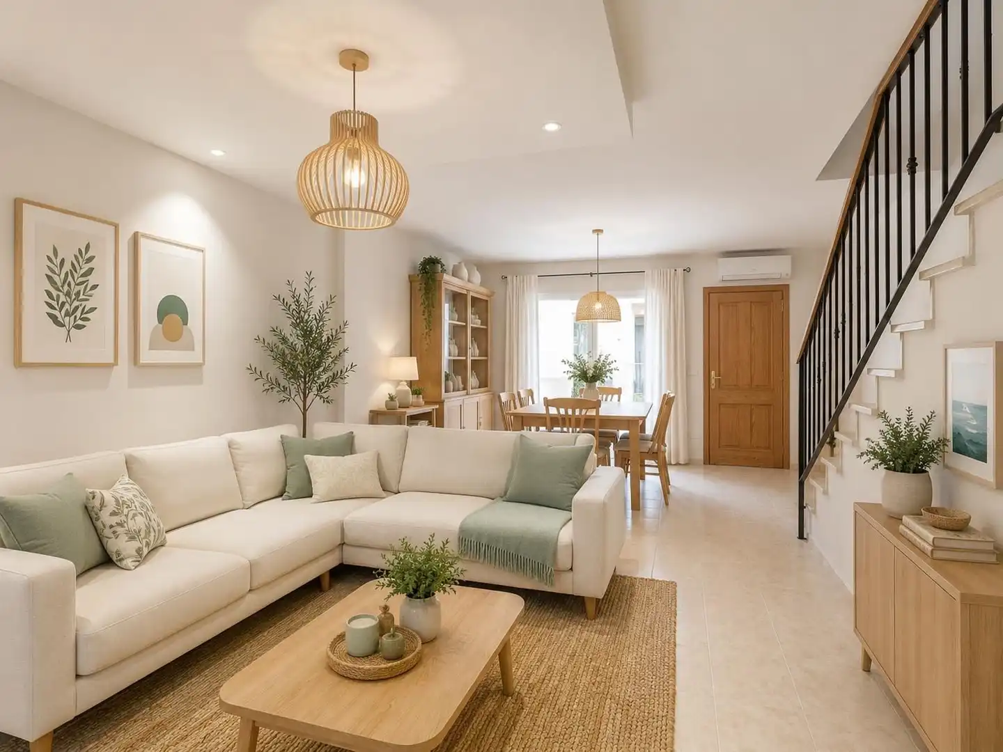 Sala d'estar de Casa o xalet en venda en Marratxí amb Aire condicionat, Calefacció i Jardí privat