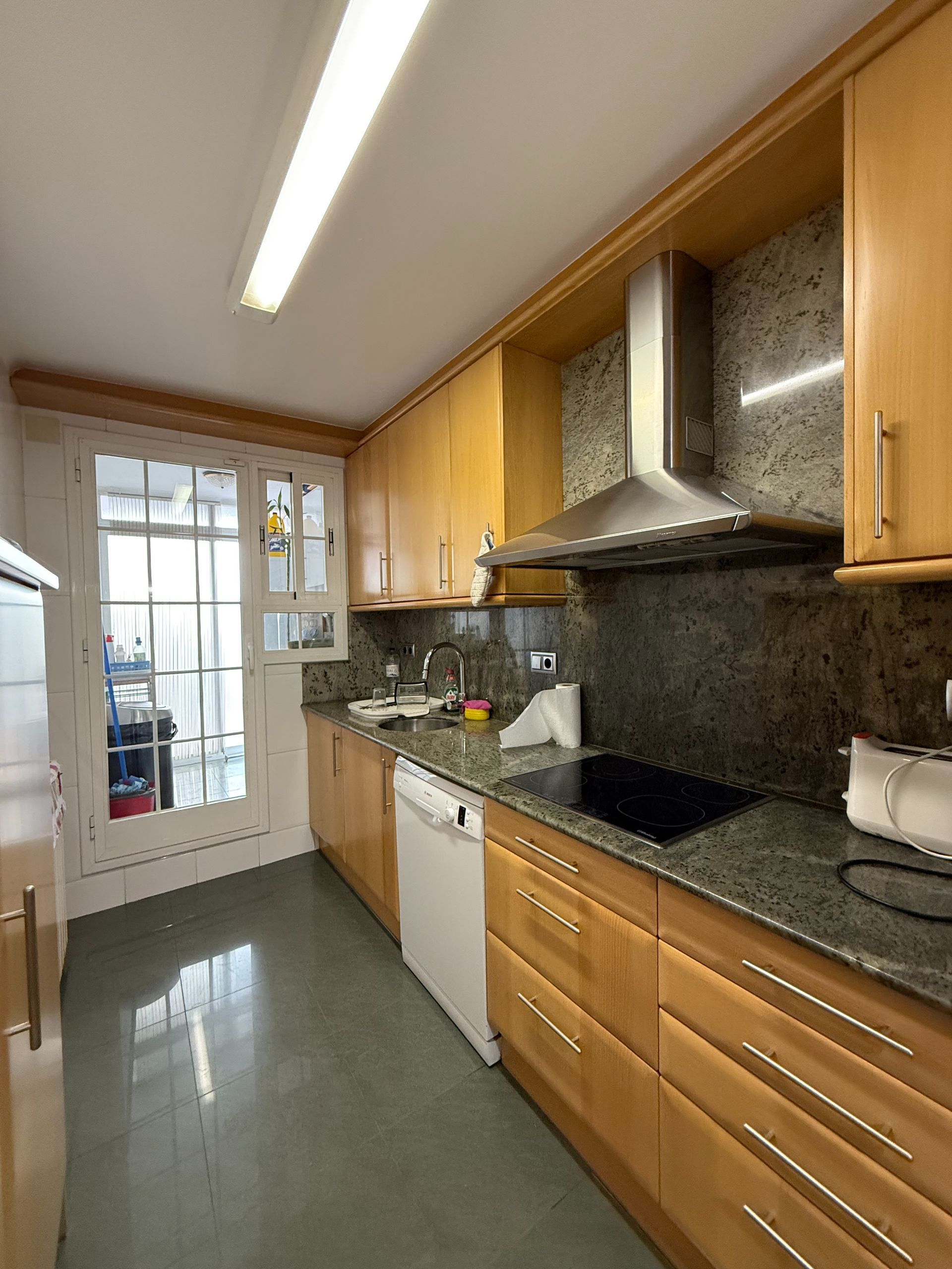 Kitchen of Flat for sale in  Lleida Capital  with Air Conditioner, Heating and Storage room