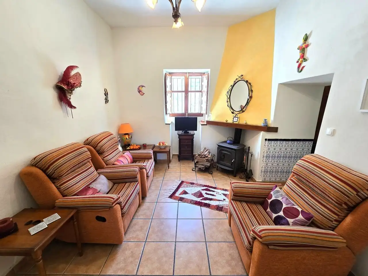 Sala d'estar de Finca rústica en venda en Suflí amb Moblat