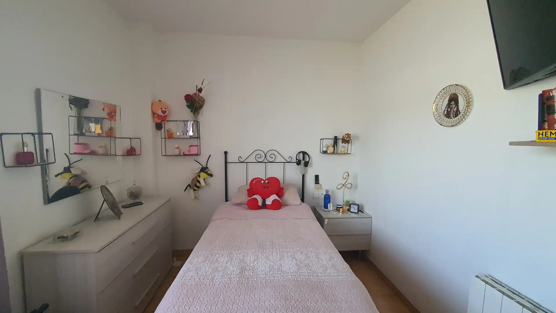 Schlafzimmer von Wohnung zum Verkauf in Sant Celoni mit Klimaanlage, Heizung und Privatgarten
