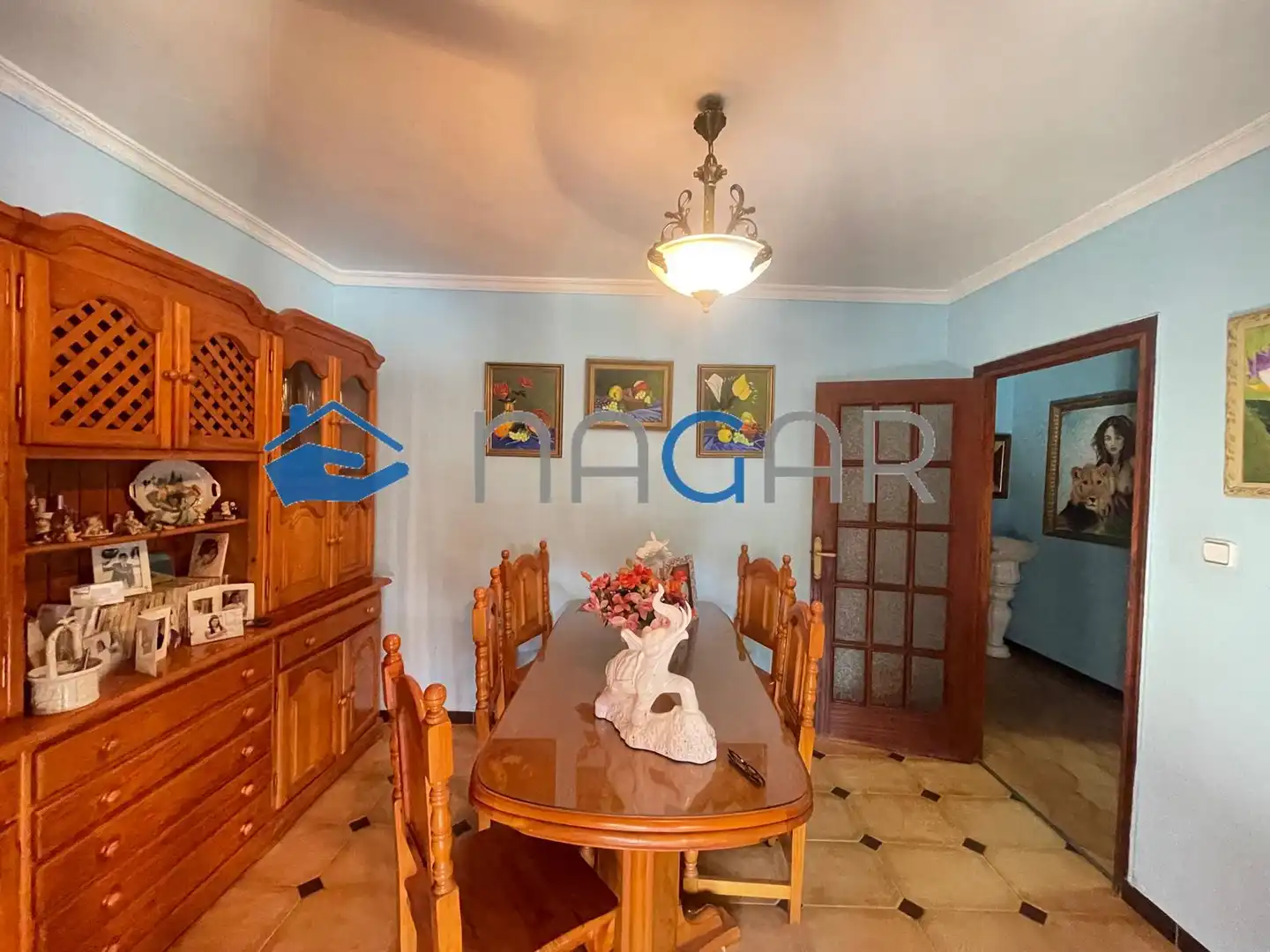 Esszimmer von Country house zum Verkauf in La Línea de la Concepción mit Privatgarten, Schwimmbad und Möbliert