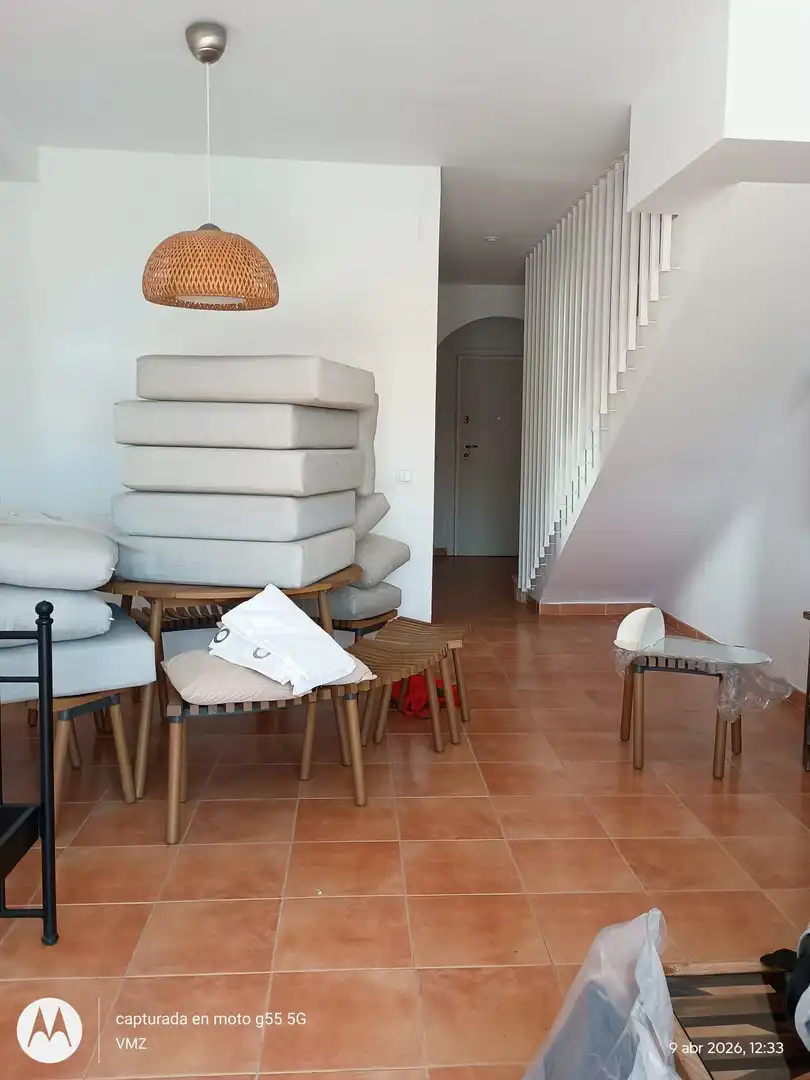 Sala de estar de Ático de alquiler en Jávea / Xàbia con Aire acondicionado, Calefacción y Terraza