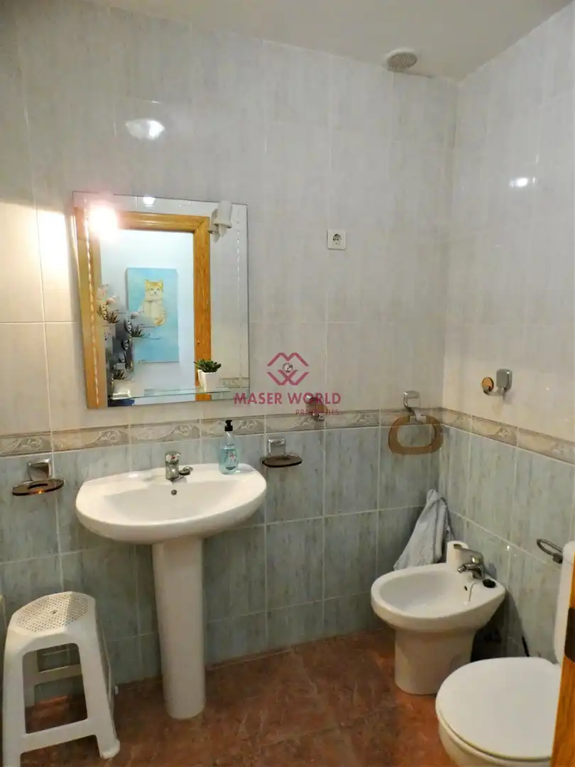 Baño de Apartamento en venta en Mazarrón con Amueblado y Balcón