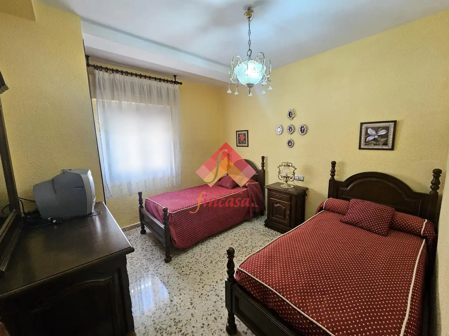 Bedroom of Flat for rent in Ronda  with Terrace and Furnished