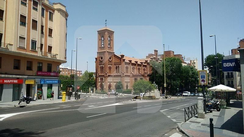 Exterior view of Flat for sale in  Madrid Capital  with Air Conditioner and Heating