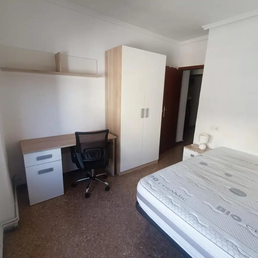Bedroom of Flat for share in Alcoy / Alcoi  with Heating, Furnished and Balcony