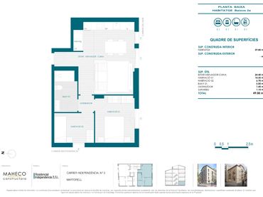 New build Ground floor with balcony for sale in Carrer Independència 3