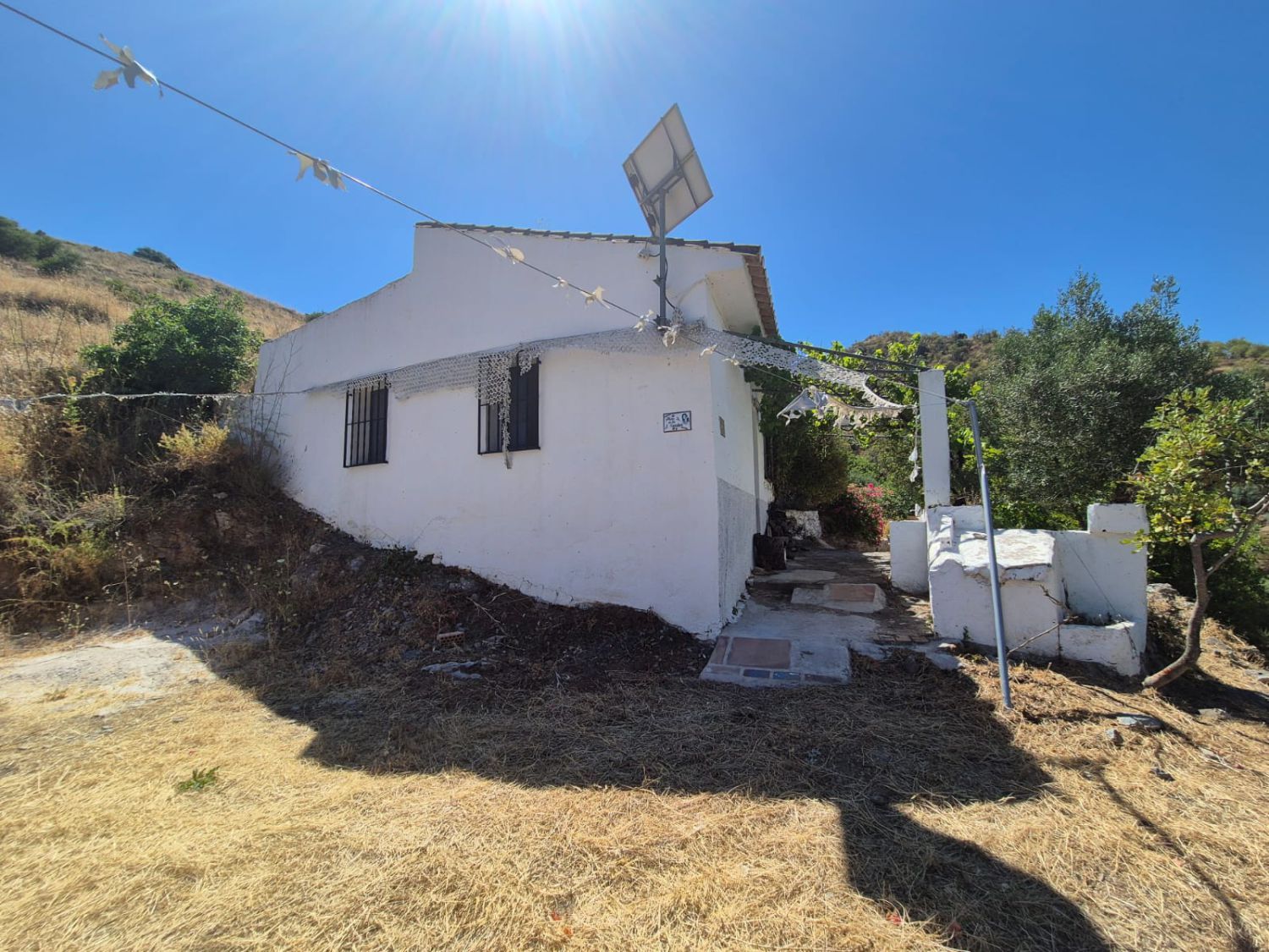 Exterior view of Country house for sale in Guaro  with Heating, Terrace and Storage room