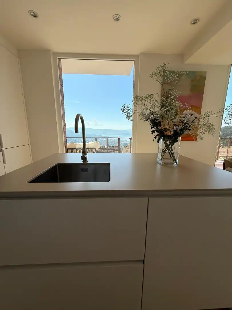 Cocina de Casa o chalet de alquiler en Moaña con Aire acondicionado, Calefacción y Jardín privado