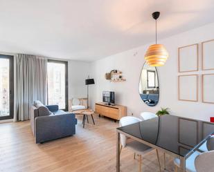 Living room of Flat to rent in  Barcelona Capital  with Air Conditioner, Heating and Furnished