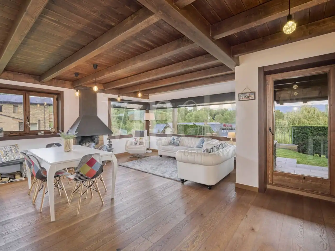 Sala de estar de Casa o chalet en venta en Bolvir con Calefacción, Jardín privado y Parquet