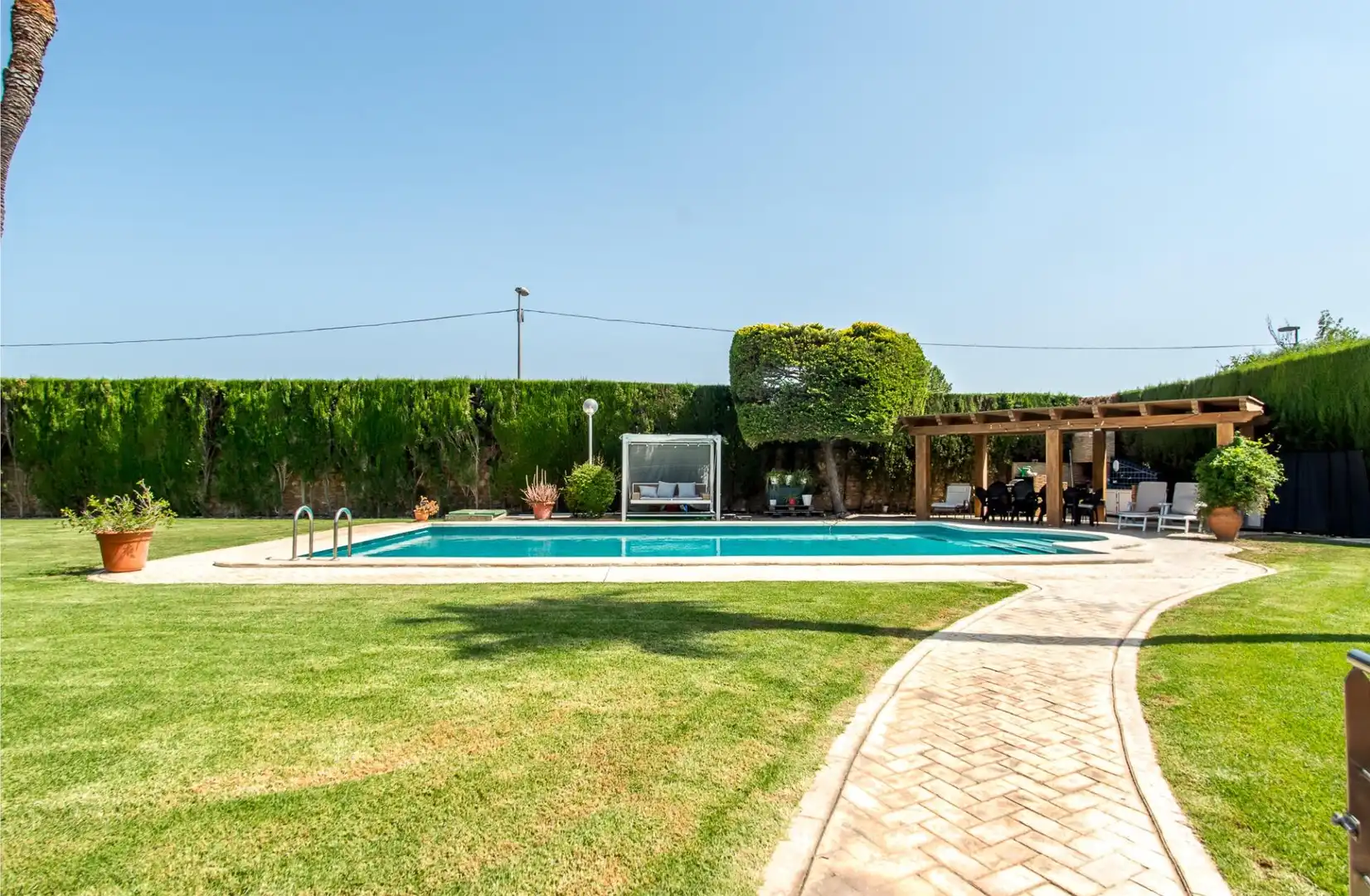 Piscina de Casa o xalet en venda en Murcia amb Aire condicionat, Calefacció i Jardí privat