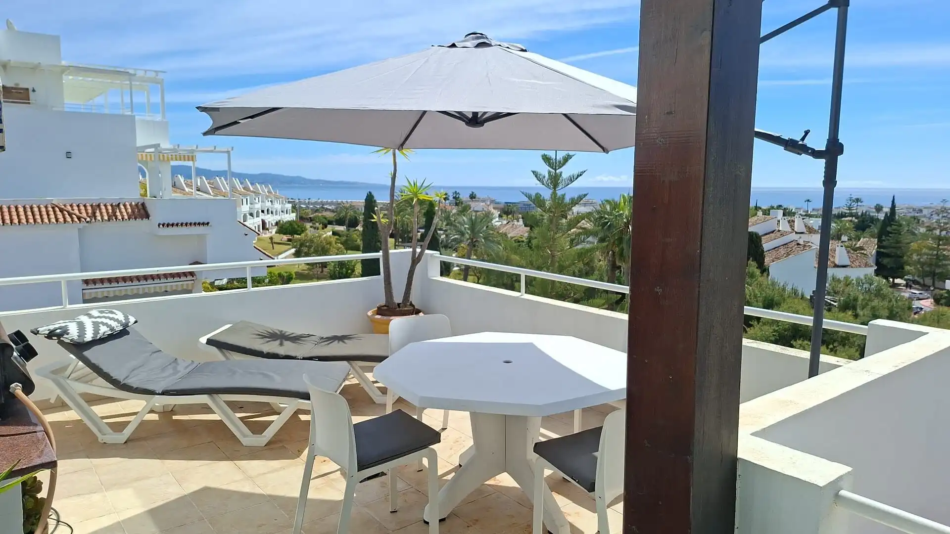 Terrassa de Pis de lloguer en Marbella amb Jardí privat i Terrassa