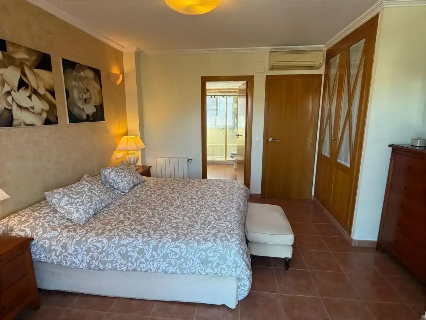 Dormitori de Casa o xalet en venda en Calpe / Calp amb Aire condicionat, Piscina i Balcó
