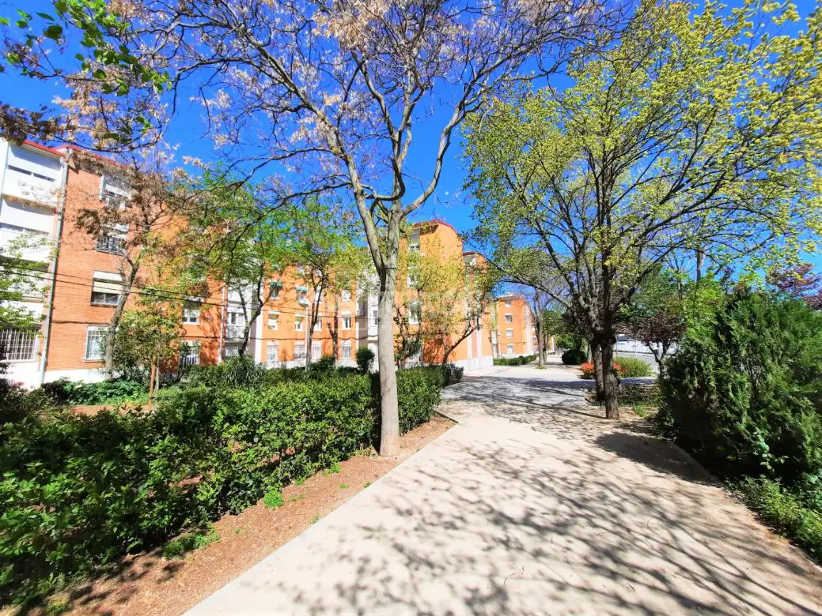 Vista exterior de Pis en venda en Madrid amb Calefacció