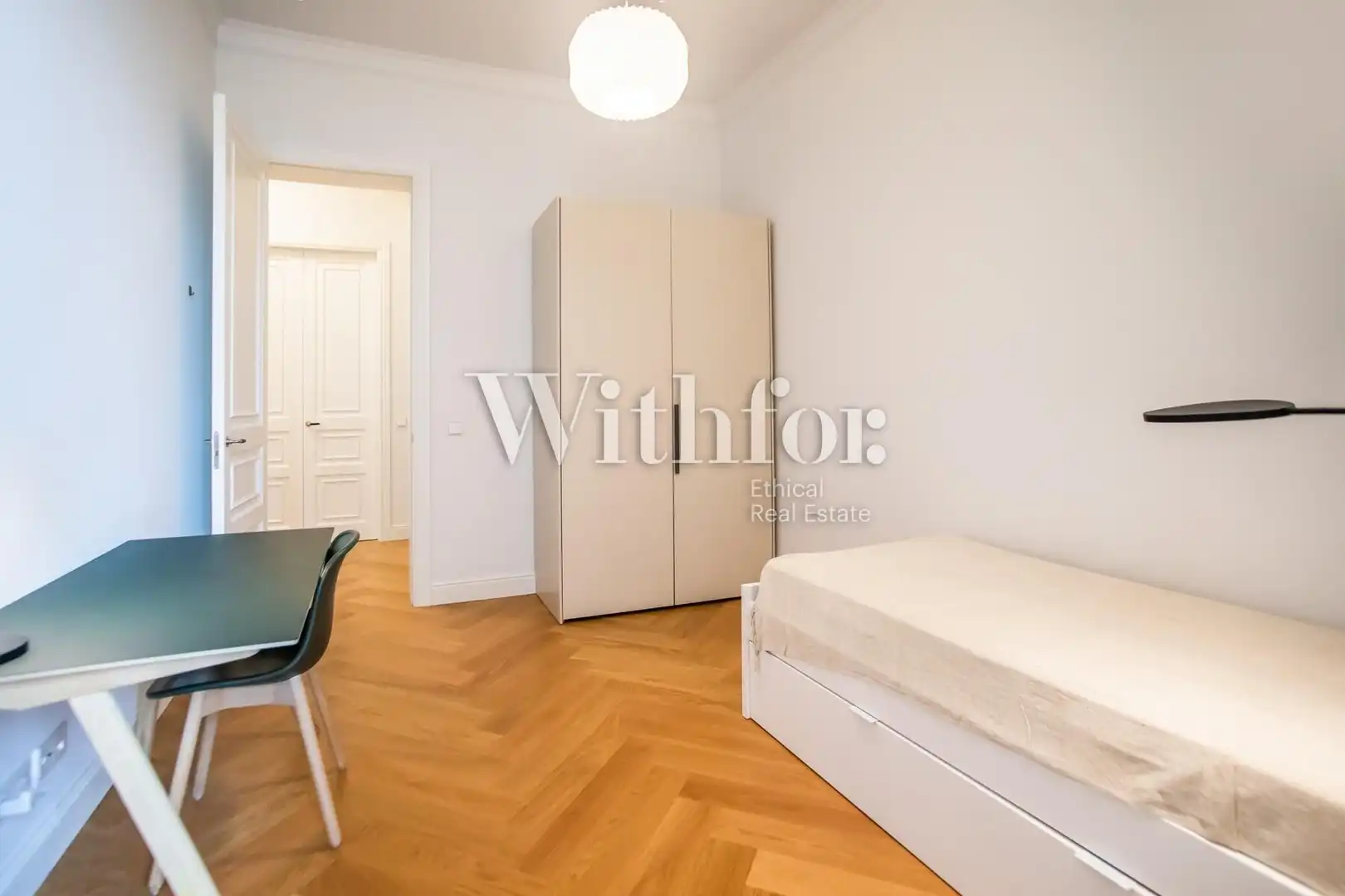 Bedroom of Flat for rent in Barcelona  with Air Conditioner, Heating and Terrace