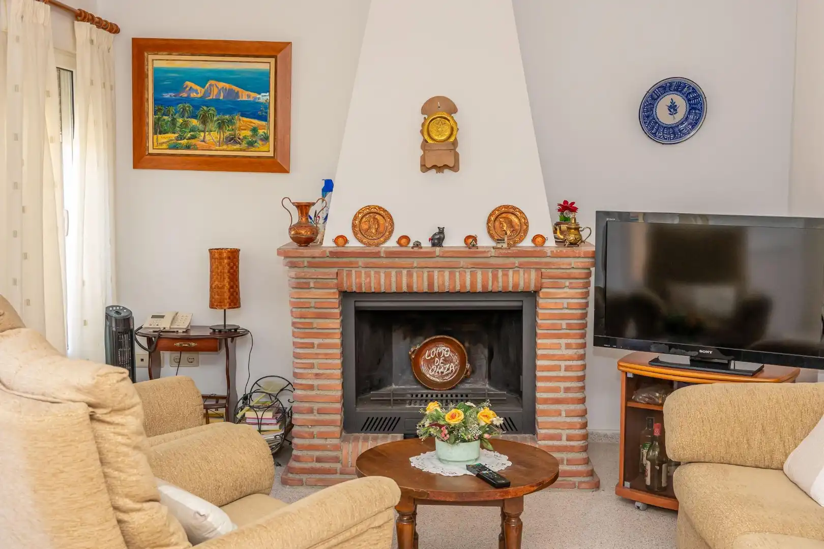 Living room of Houses for sale in Purullena  with Terrace