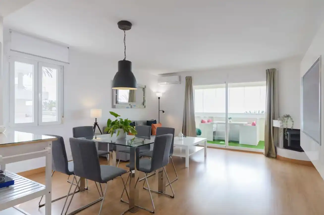Dining room of Apartments for rent in Marbella  with Air Conditioner, Heating and Parquet flooring