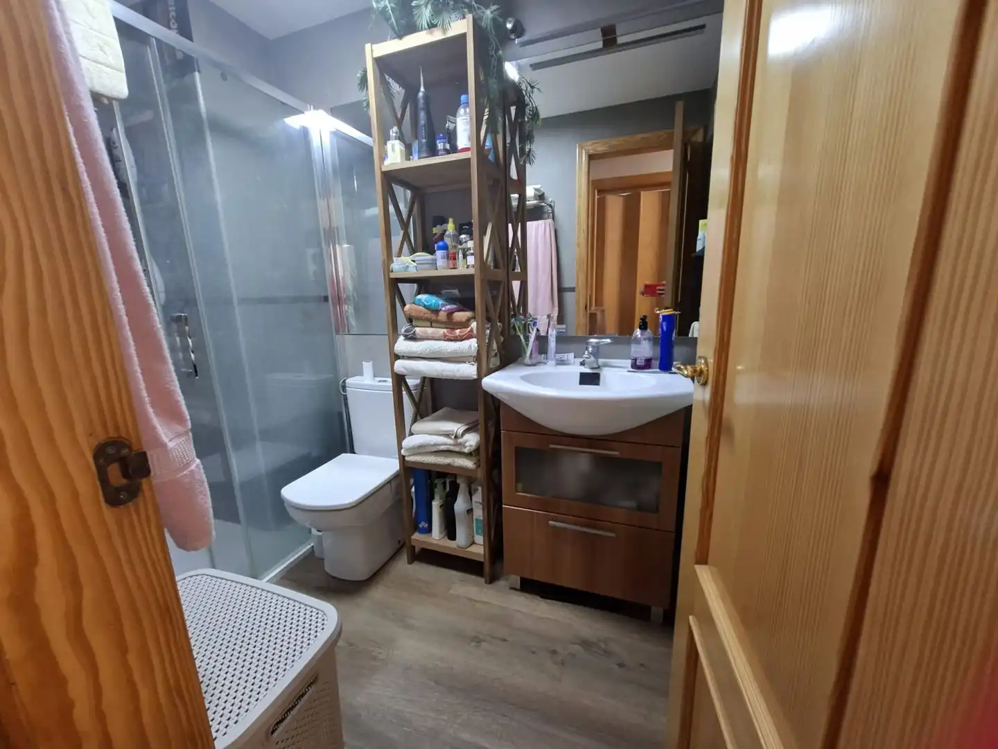 Badezimmer von Wohnung zum Verkauf in Nules mit Klimaanlage, Parkett und Terrasse