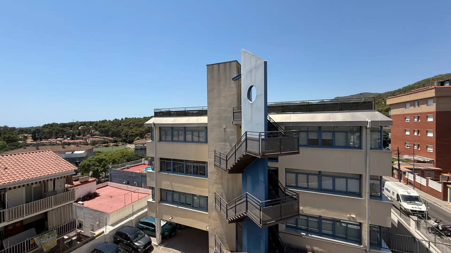 Vista exterior de Pis en venda en Castelldefels amb Aire condicionat i Balcó