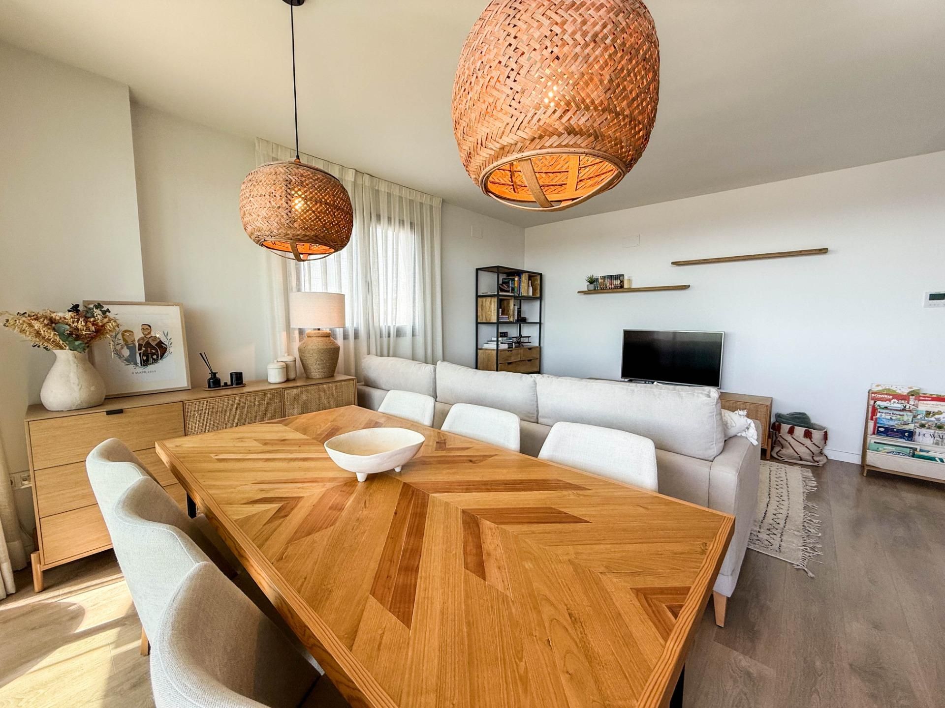 Dining room of Flat for sale in  Valencia Capital  with Air Conditioner, Private garden and Terrace