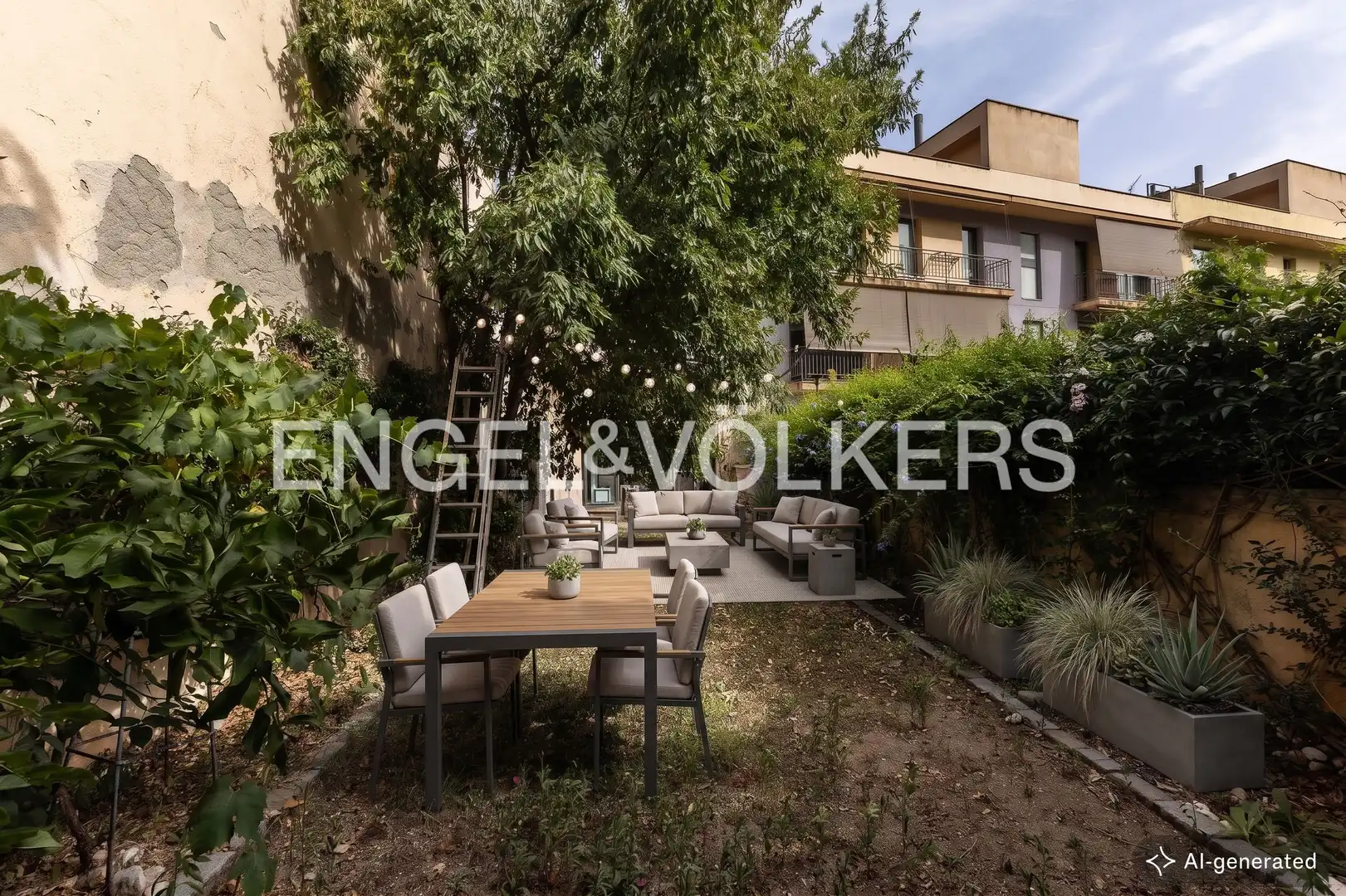 Terraza de Casa adosada en venta en Barcelona con Aire acondicionado, Calefacción y Jardín privado